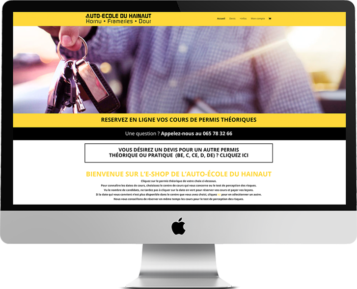 Auto-école du Hainaut • E-Store