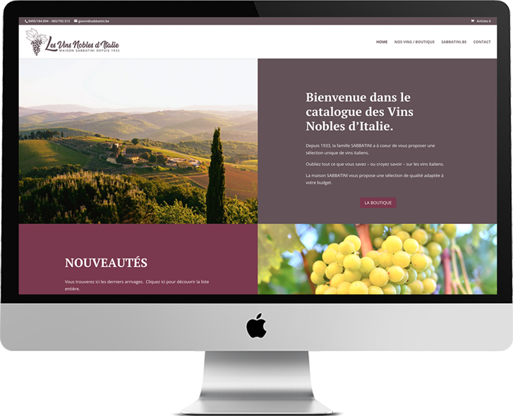 Vins Sabbatini • E-Commerce